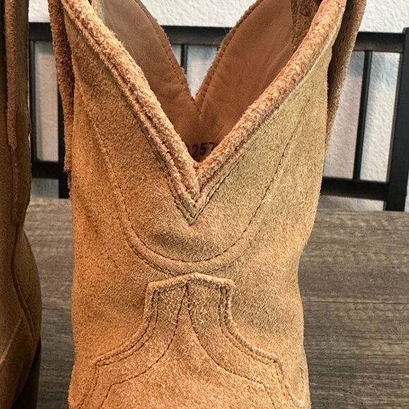 Tecovas The Lucy Boots, Women's Size 7B, Sand Suede - Picture 8 of 8